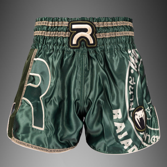 Шорти - Venum x Rajadamnern Muay Thai Shorts - Military Green​
